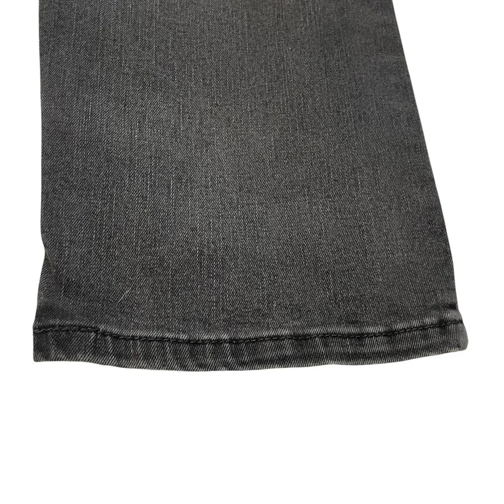 Levis 502 Jeans Mens 42x36 (Fit 42x34) Faded Black Denim Light Stretch